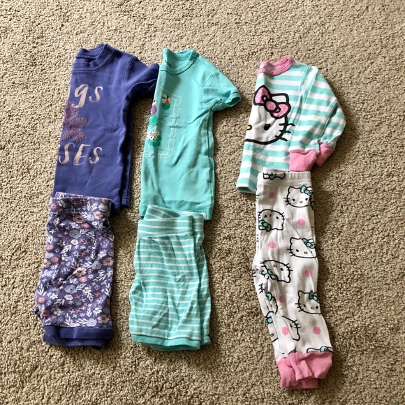 Other - 3 pairs of toddler girl PJs